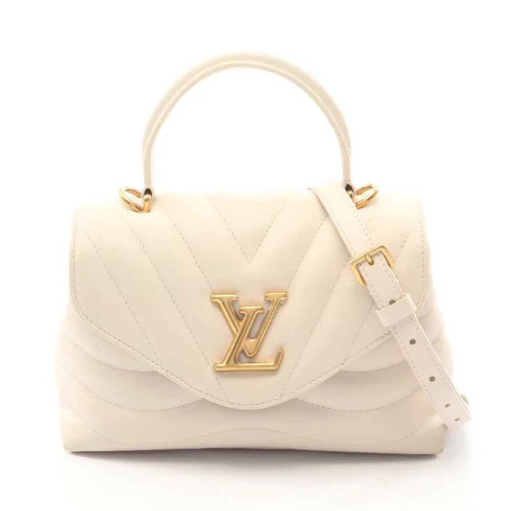 Louis Vuitton Hold Me Handbag Leather White